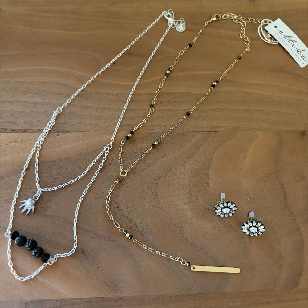 🎁 5/$25 SALE- Bundle of 3 Jewelry Items - Marlyn Schiff Ettika Boho Festival NE